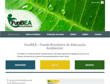 Tablet Screenshot of funbea.org.br